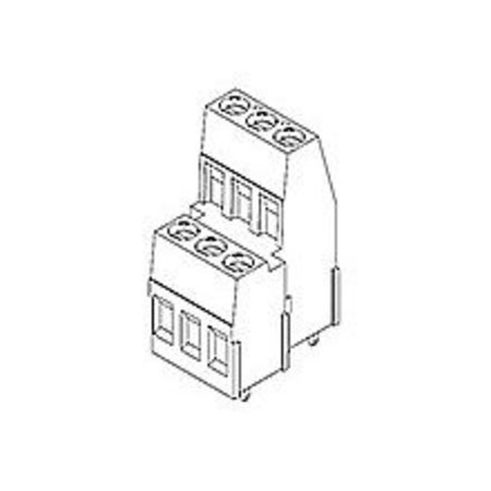 MOLEX Barrier Strip Terminal Block, 24A, 2.5Mm2, 2 Row(S), 2 Deck(S) 398800738